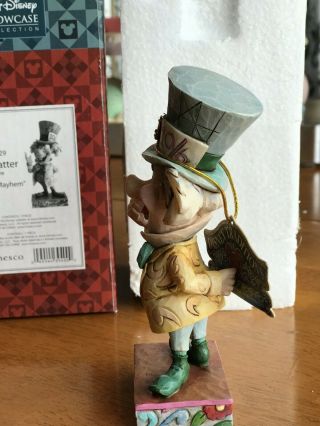 Disney Traditions Jim Shore Figurine Alice Wonderland Mad Hatter Mad Cap Mayhem 3