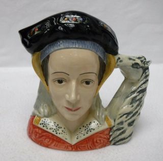 Royal Doulton China Character Jug - Anne Of Cleves - D6653 - 6 - 7/8 "
