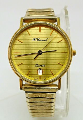 Vintage H Samuel Gp Swiss V8 Quartz Watch