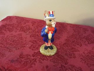 Royal Doulton " Uncle Sam Bunnykins " Figurine