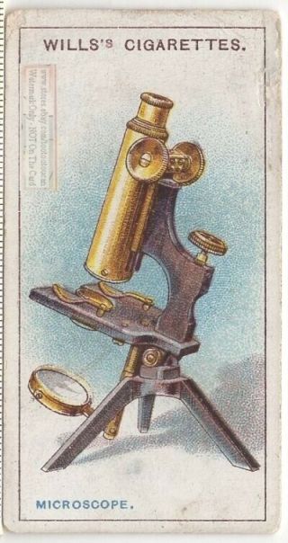 Early Compound Optical Microscope Optics Science 1915 Ad Trade Card