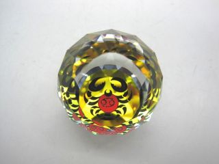 Collectible Retired Swarovski Crystal Cancer Crab Zodiac 25 Mm Paperweight