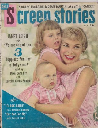 Screen Stories November 1959 11/59 Janet Leigh Vintage