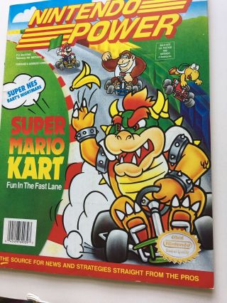 Nintendo Power 41 Super Mario Kart Nes Bart 