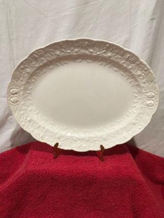 Pope Gosser Rose Point Steubenville Oval 13 1/2 Platter Antique American China