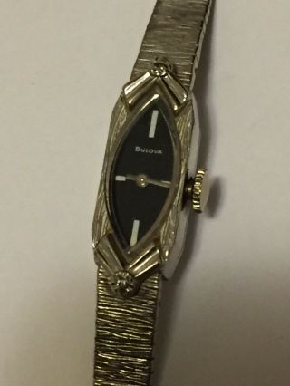 Vintage Bulova Swiss Mechanical Ladies Watch 10k Rolled Good Plated P27990