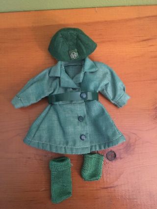 Vintage Ginger Ginny Terri Lee Girl Scout Outfit Dress,  belt,  Hat,  Socks 2