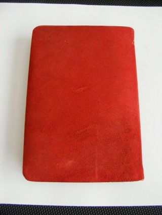 Antique EVANGELINE by Henry Wadsworth Longfellow padded red leather - gilt edges 3