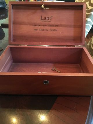 Vintage Lane Miniature Cedar Chest With Key