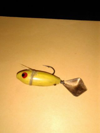 VINTAGE FLY HEDDON FLAP TAIL FOR TROUT FISHING. 3