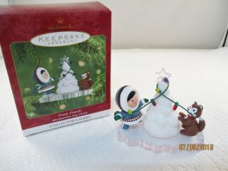 Vintage Hallmark Frosty Friends Series 2001 Ornament 22 In Series