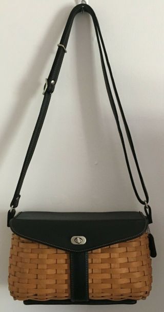 Longaberger Retired Hostess Gift Basket Purse W/ Adjustable Shoulder Strap A25