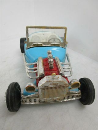 Vintage 1963 Irwin Mattel Barbie Aqua Blue Hotrod Roadster W Windshield