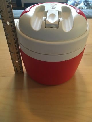 Igloo Elite 1/2 Gallon Water Jug K - 9 Dog Cooler Spout Antique Vintage Red White