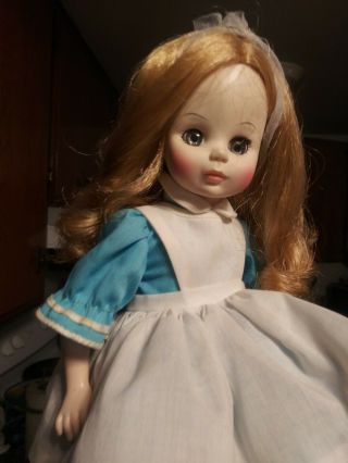 Vintage Alexander Alice In Wonderland Doll 1966.  As Display Only Euc