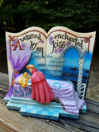 Jim Shore Disney Traditions Sleeping Beauty “enchanted Kiss” Story Book 4043627