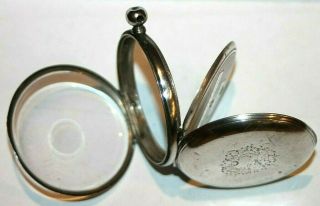 Antique French Sterling Silver Key Wind Pocket Watch Case W/ Glass.  C.  1838 11