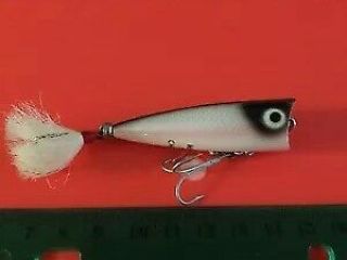 Vintage Heddon Tiny Chugger Topwater Fishing Lure Bass Musky Trout
