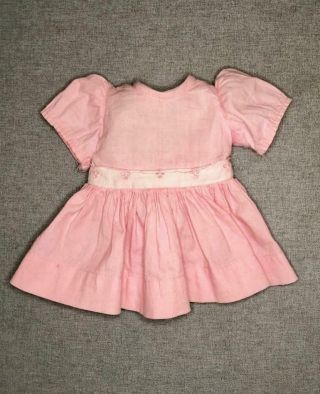 Vintage 16 " Terri Lee Tagged Pink Dress,  1950s