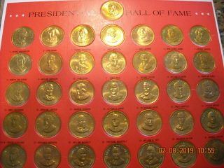 Franklin 1968 Bronze Coin Presidential Collector 
