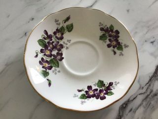 Vintage Duchess Bone China Saucer Made In England “violetta”