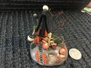 handmade miniature spooky ooak fairy house vintage byO ' Dare 2