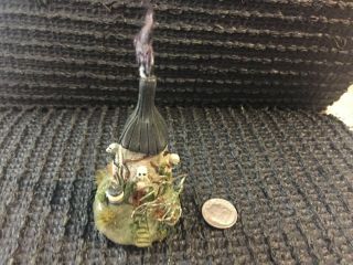 Handmade Miniature Skull Ooak Fairy House Vintage By O 