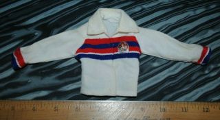 Vintage Bionic Woman Red White Blue Jacket - Two Snaps