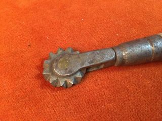 Antique Vintage Leather Tool Marking Wheel Hand Forged 3
