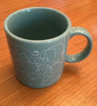 Vintage 1979 Taylor & Ng Naughty Elephants Sex Orgy Coffee Mug Tea Cup