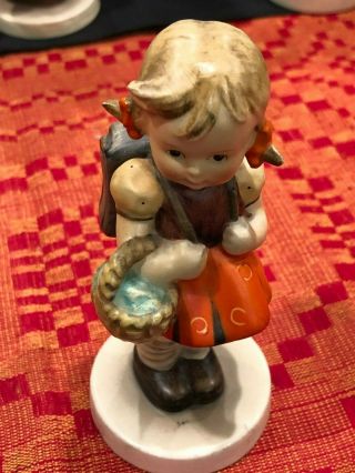 Vintage Goebel Hummel Figurine 8 2/0 School Girl Tmk 3,  4 1/4 "