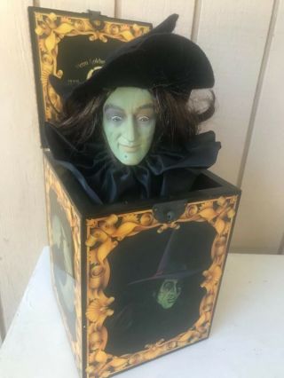 Wizard Of Oz Musical Jack In The Box Wicked Witch Of The West 50th Anniversary