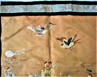 Antique Chinese 19th Century Silk Embroidery 4