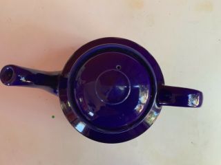 vintage Mod Teapot flowers England Tea ceramic swirl 1960’s tea service 6.  5” yes 5