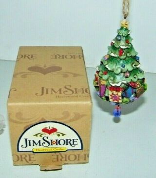 Jim Shore Heartwood Creek 2008 Holiday Christmas Tree Hanging Ornament