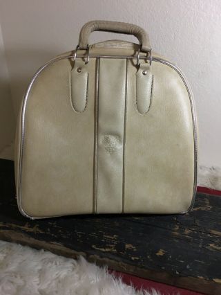 Vintage Stebco Bowling Ball Bag Tan/silver Bag Antique