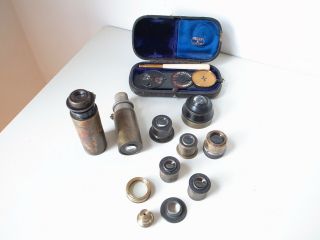 Dallmeyer London Type A Microscope Scientific Antique Objective Brass Lens Parts