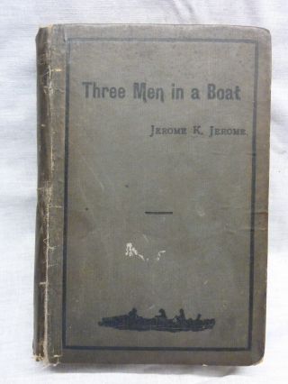 Antique Book Three Men In A Boat Dog By Jerome K Jerome 1889 1st Or 2nd Edition