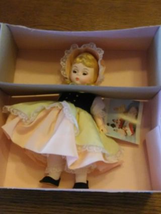 Vintage 1960s Madame Alexander 8 " Little Bo Peep Doll 483 W/tag