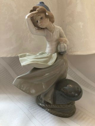 Vintage Nao Lladro Girl By The Sea