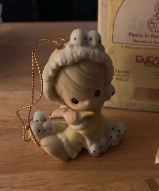 Precious Moments 12 Days of Christmas Ornament Piping In Perfect Harmony 11th 2