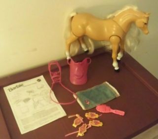 1993 Barbie Battery Operated High Stepping Palomino Horse