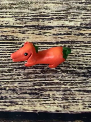Enesco Home Grown Red Pepper Dachshund Dog Figurine Weiner Dog