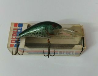 Vintage Rebel Suspend R Naturalized Crappie Crankbait Fishing Lure
