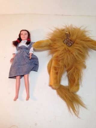 Vintage Dorothy Doll & Cowardly Lion Costume Wizard Of Oz 1988 Multi Toys