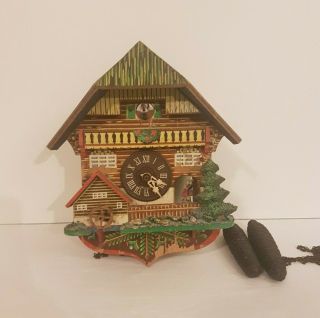 Black Forest Musical Mechanical Cuckoo Clock For Spairs And Repairs