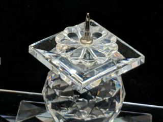 Swarovski Crystal Candle Holder Triple Three Spike Pin 2