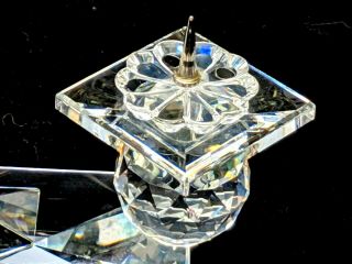Swarovski Crystal Candle Holder Triple Three Spike Pin 3