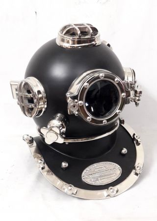 Divers Diving Helmet Scuba Style Us Navy Mark V Full Size Antique Vintage Gift