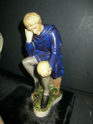 Coalport Figurine " Shakespeare Character Hamlet " Made In England D115 Qq